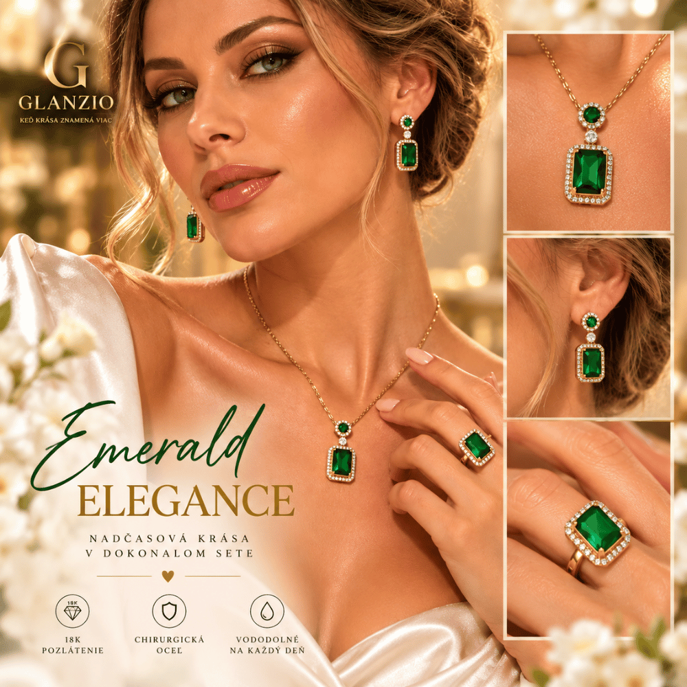 Glanzio luxusný set Emerald Elegance 11122