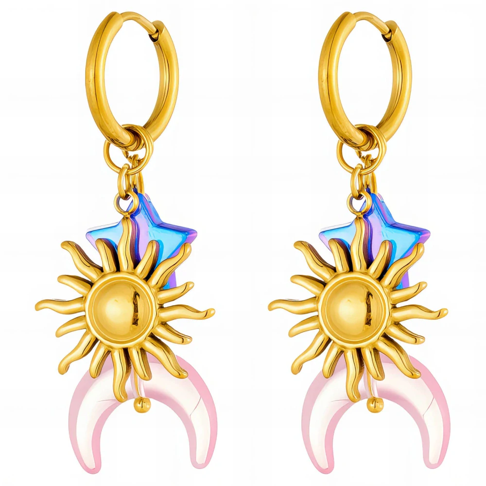 Náušnice Sun & Moon Harmony