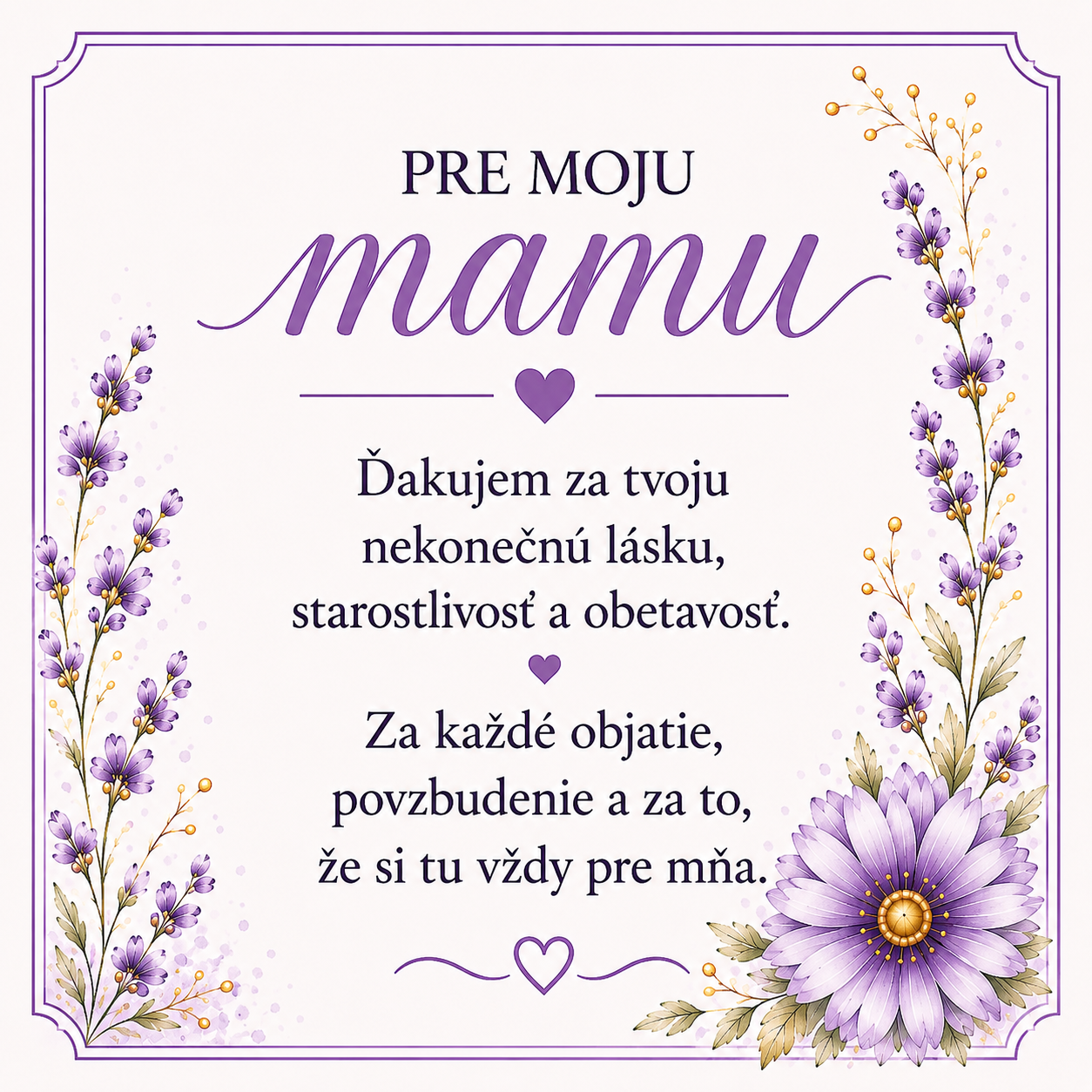 Glanzio Kartička s venovaním malá 18533