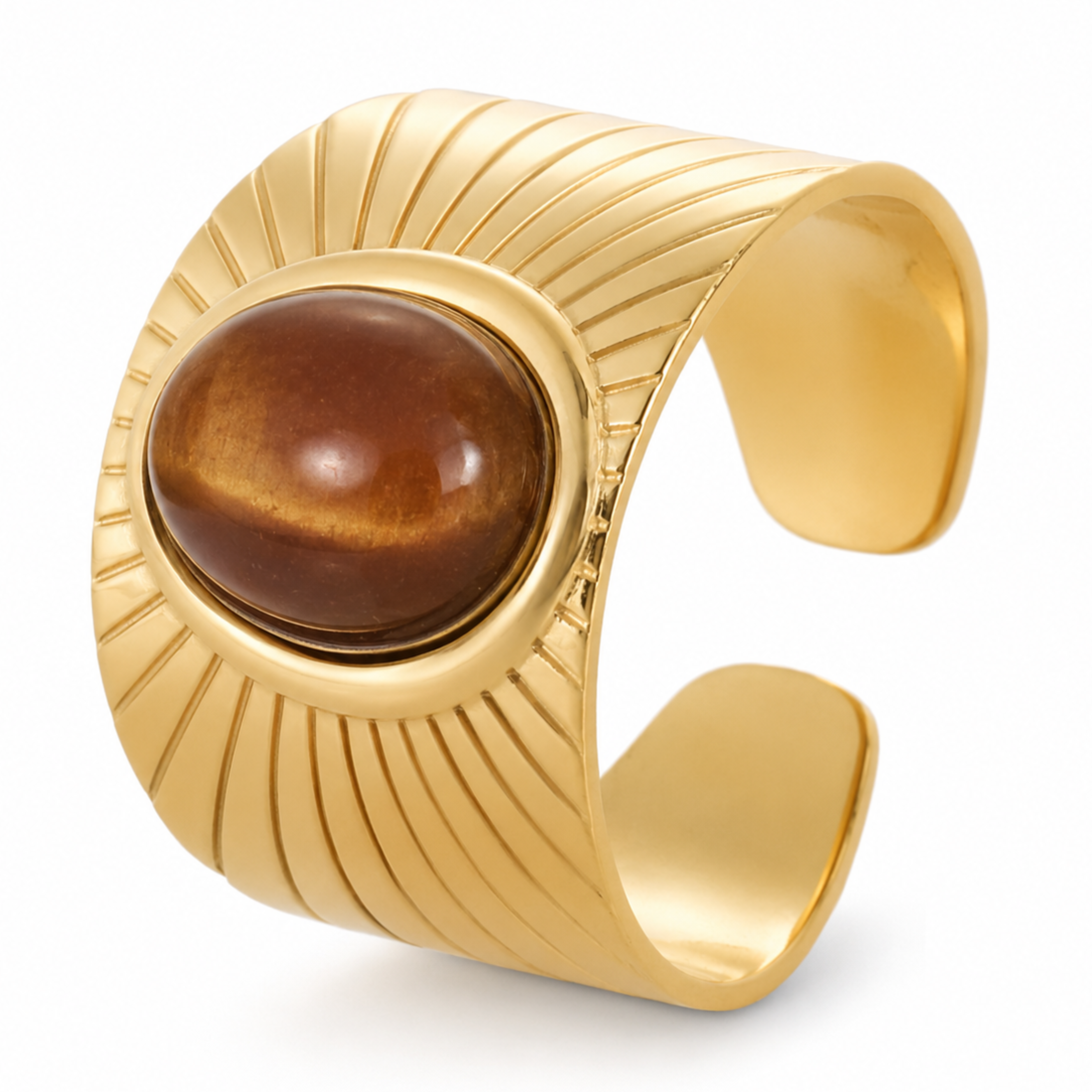 Glanzio prsteň Golden Eye nastaviteľný 88630