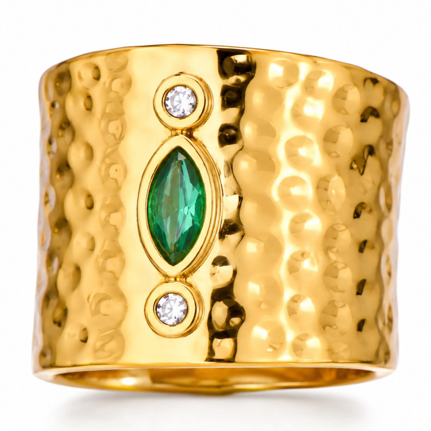 Glanzio prsteň Golden Mirage nastaviteľný 87007