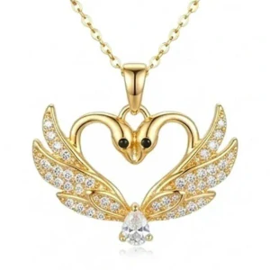 Glanzio retiazka s príveskom Swan Love 10488
