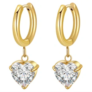 Náušnice Heart Sparkle