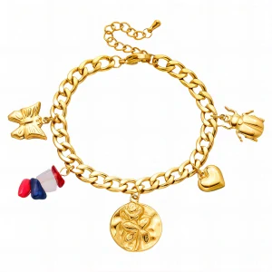 Náramok Golden Charms