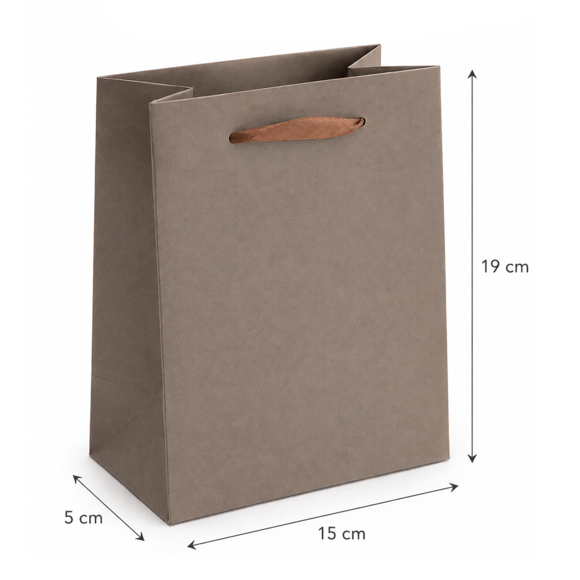 Glanzio darčeková taška Premium – Taupe 82284