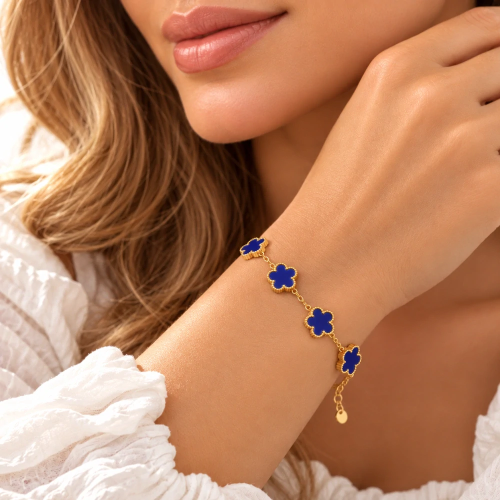 Glanzio náramok Blue Blossom 87756