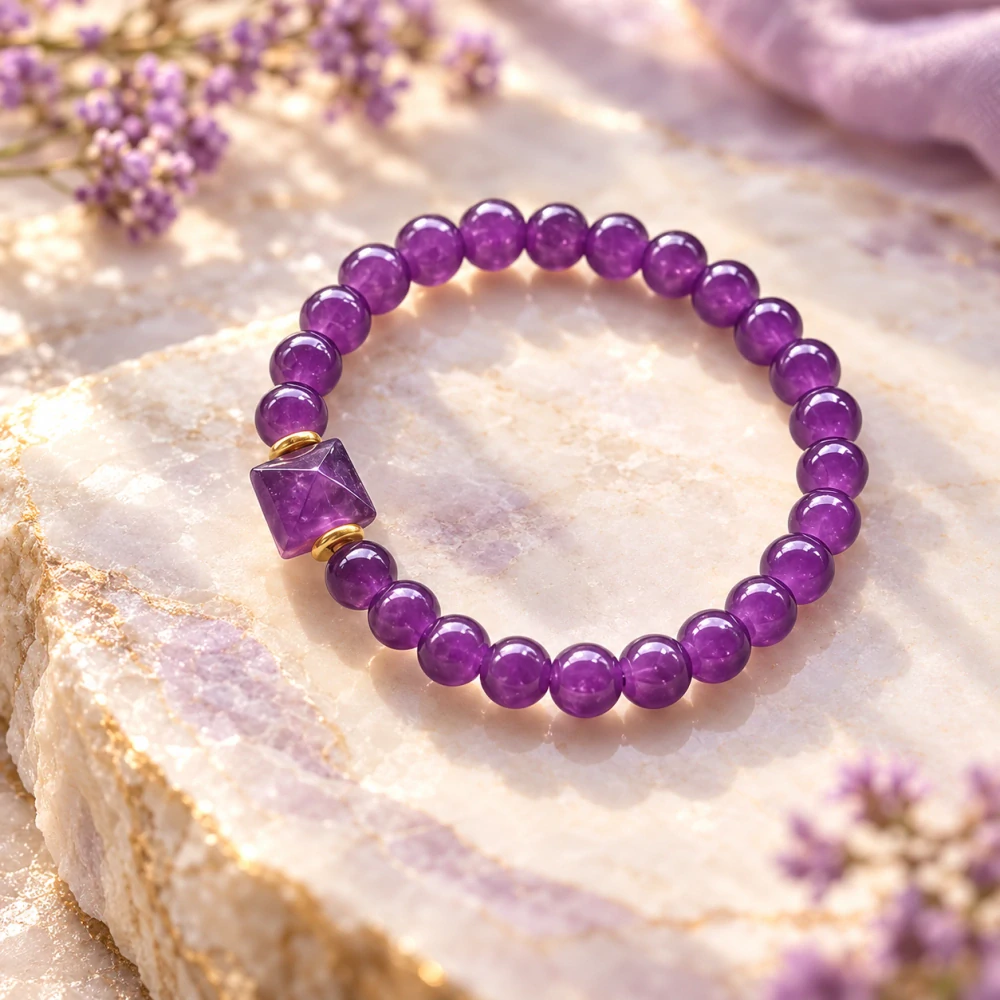 Glanzio náramok Mystic Amethyst 71123