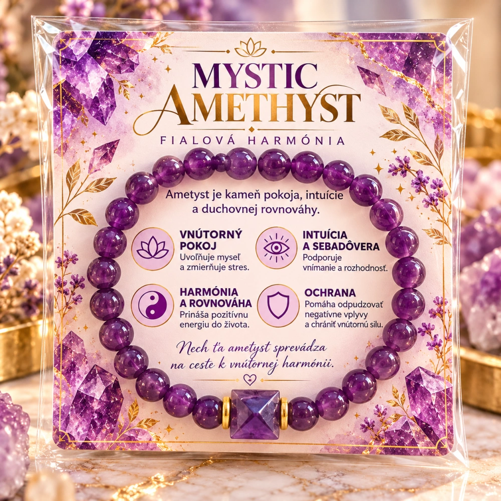Glanzio náramok Mystic Amethyst 71123