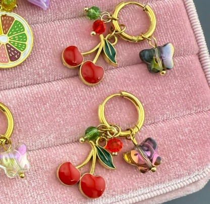 Náušnice Cherry Charm