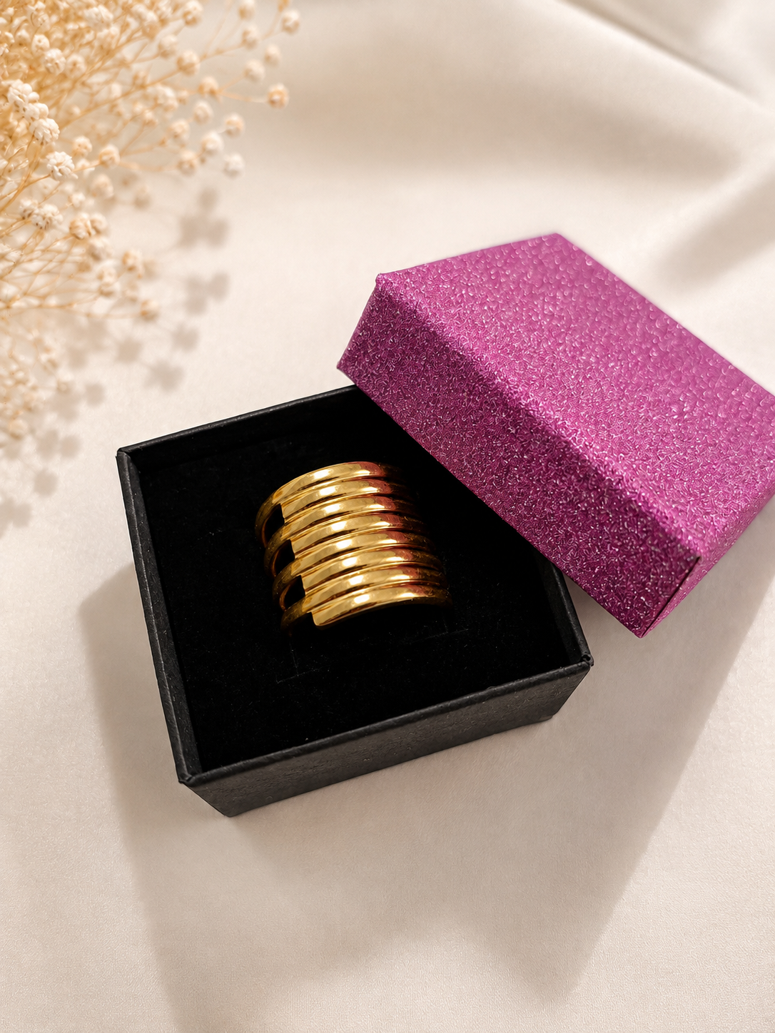 Glanzio prsteň Royal Gold nastaviteľný 87076