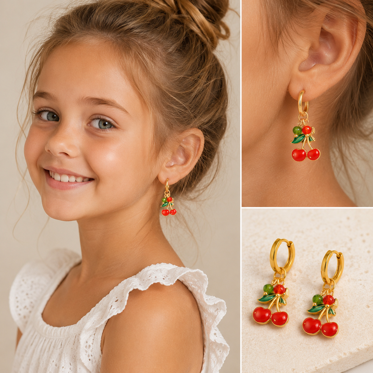 Náušnice Cherry Charm