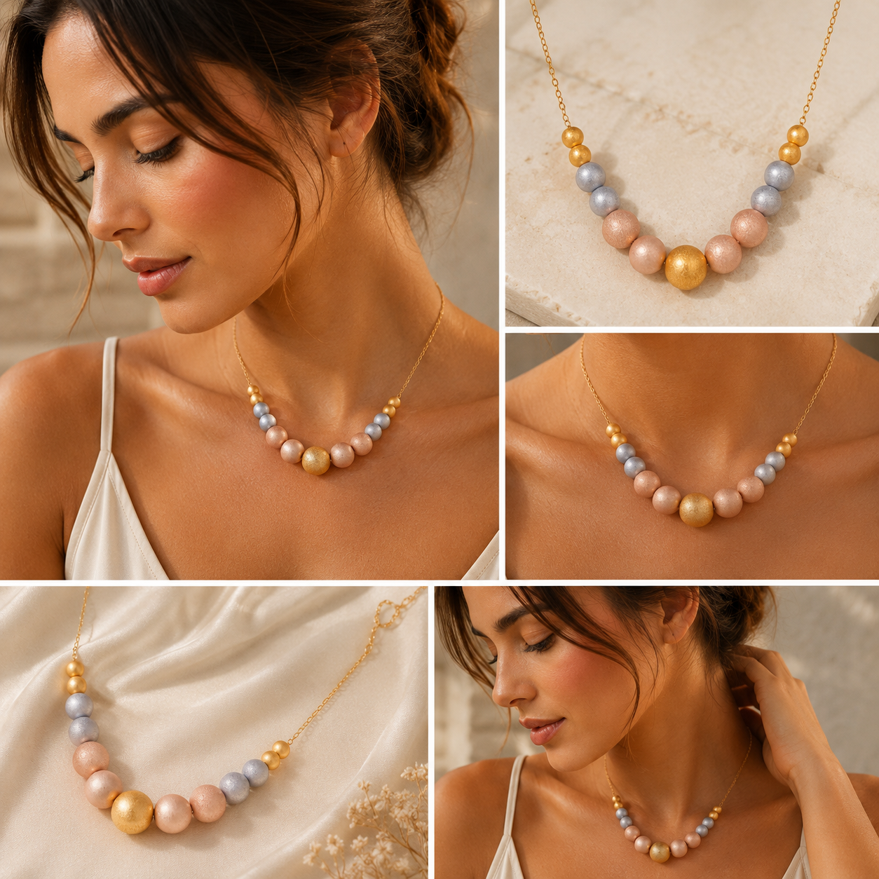 Glanzio náhrdelník Pastel Harmony 91177